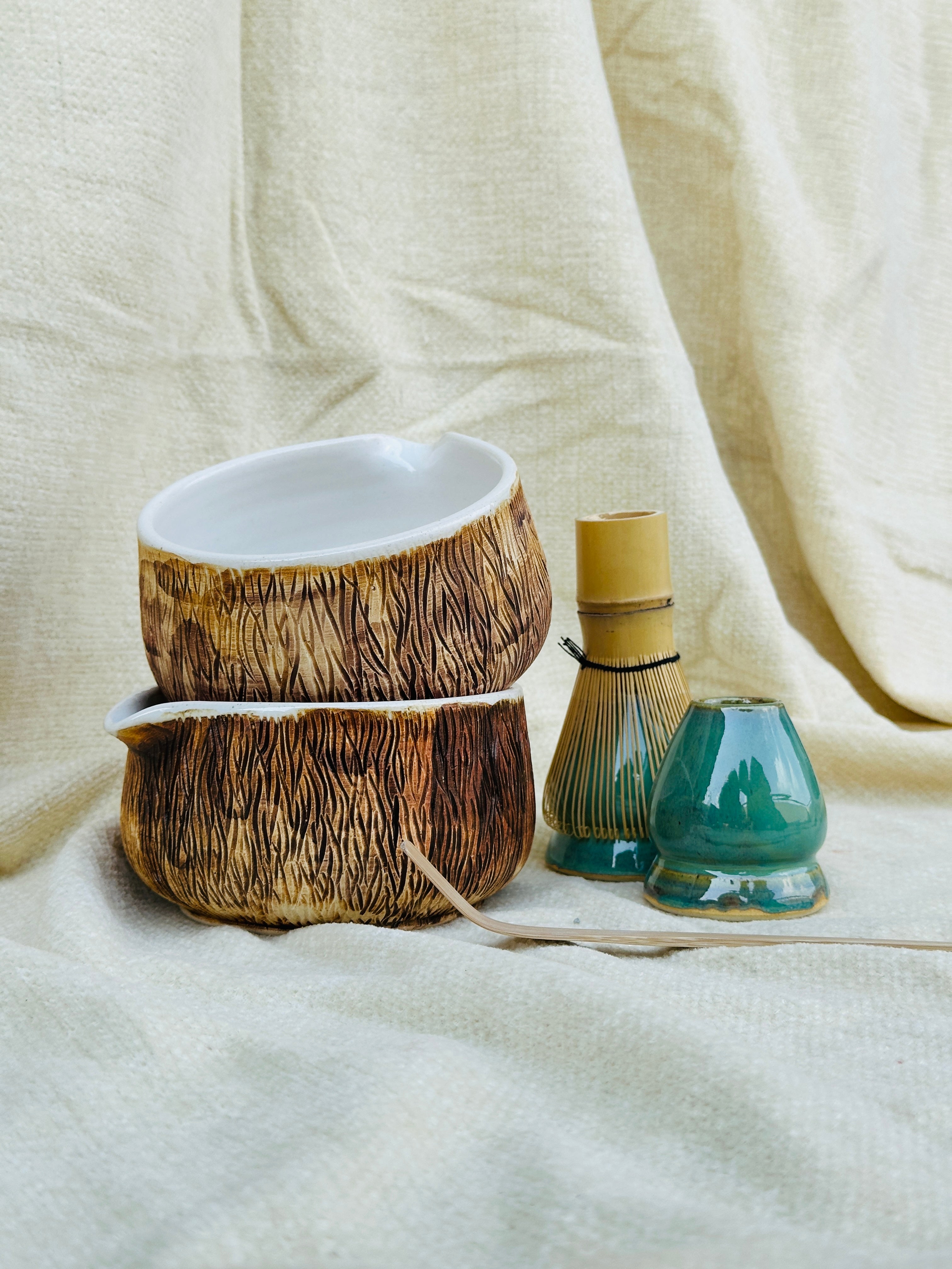 Coconut Matcha Bowl Set