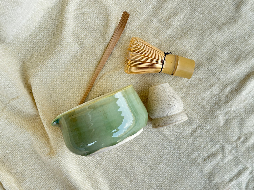 Tender Coconut Matcha Bowl Set