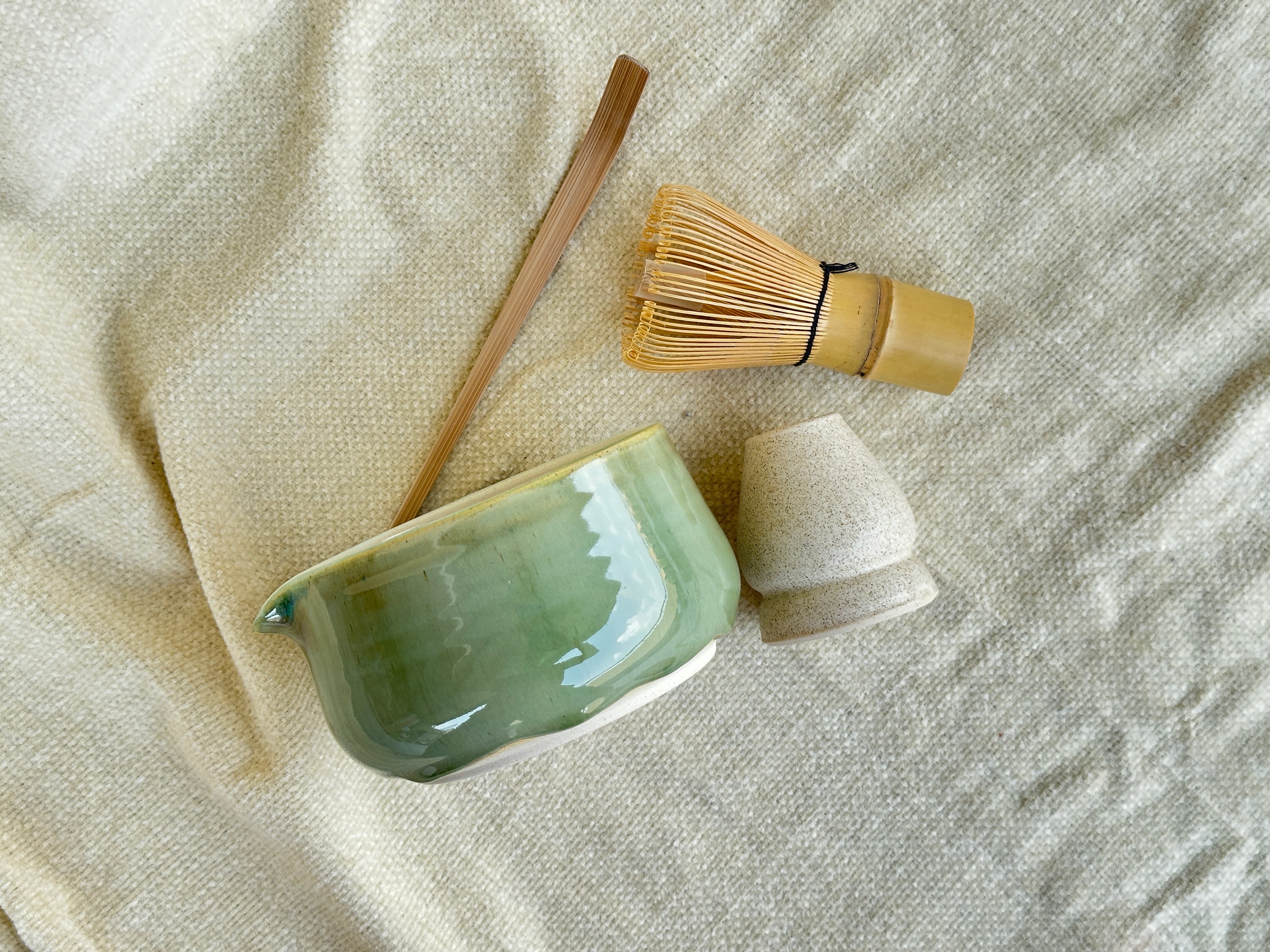 Tender Coconut Matcha Bowl Set