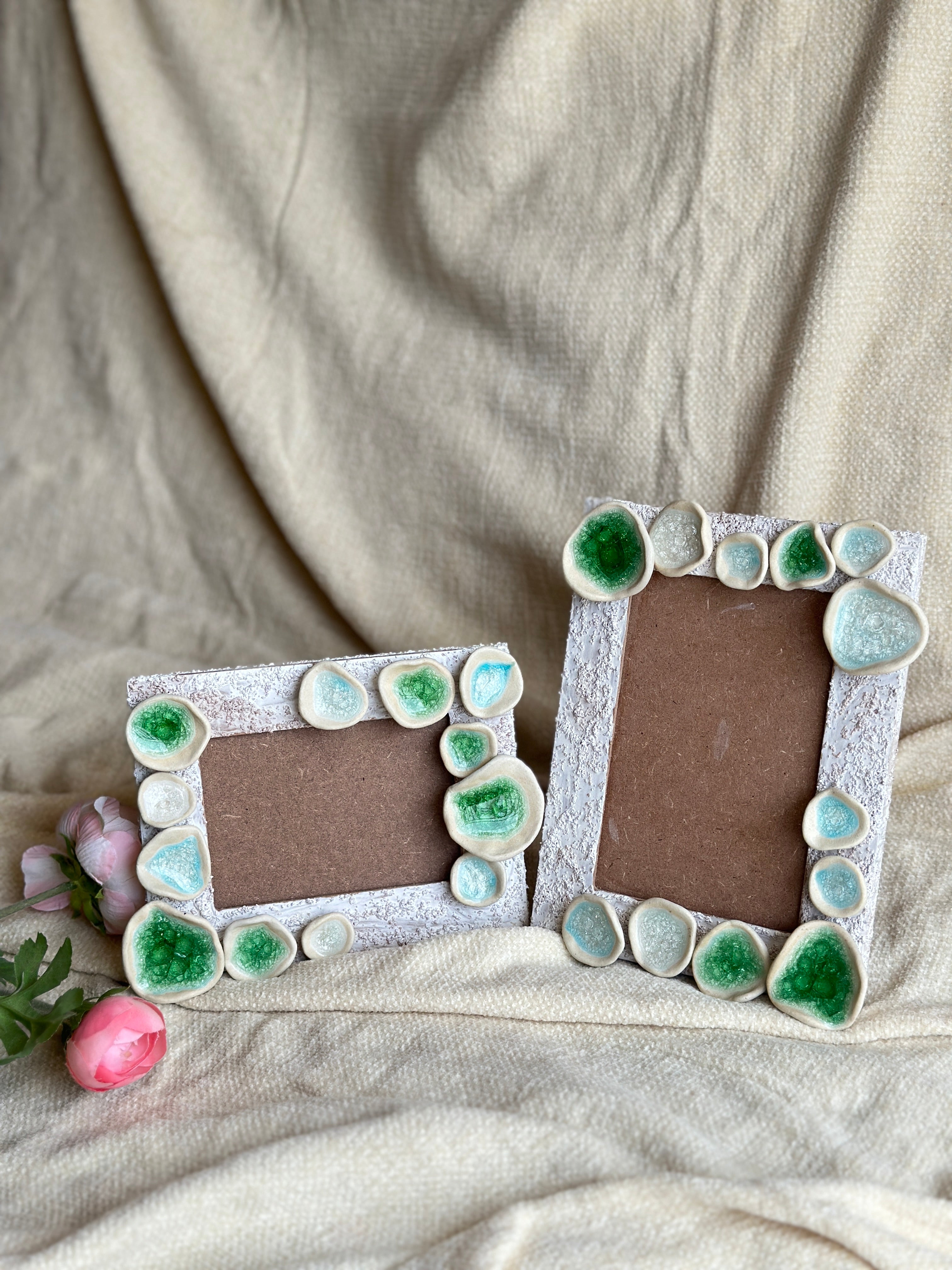 Sea Glass Photo Frame