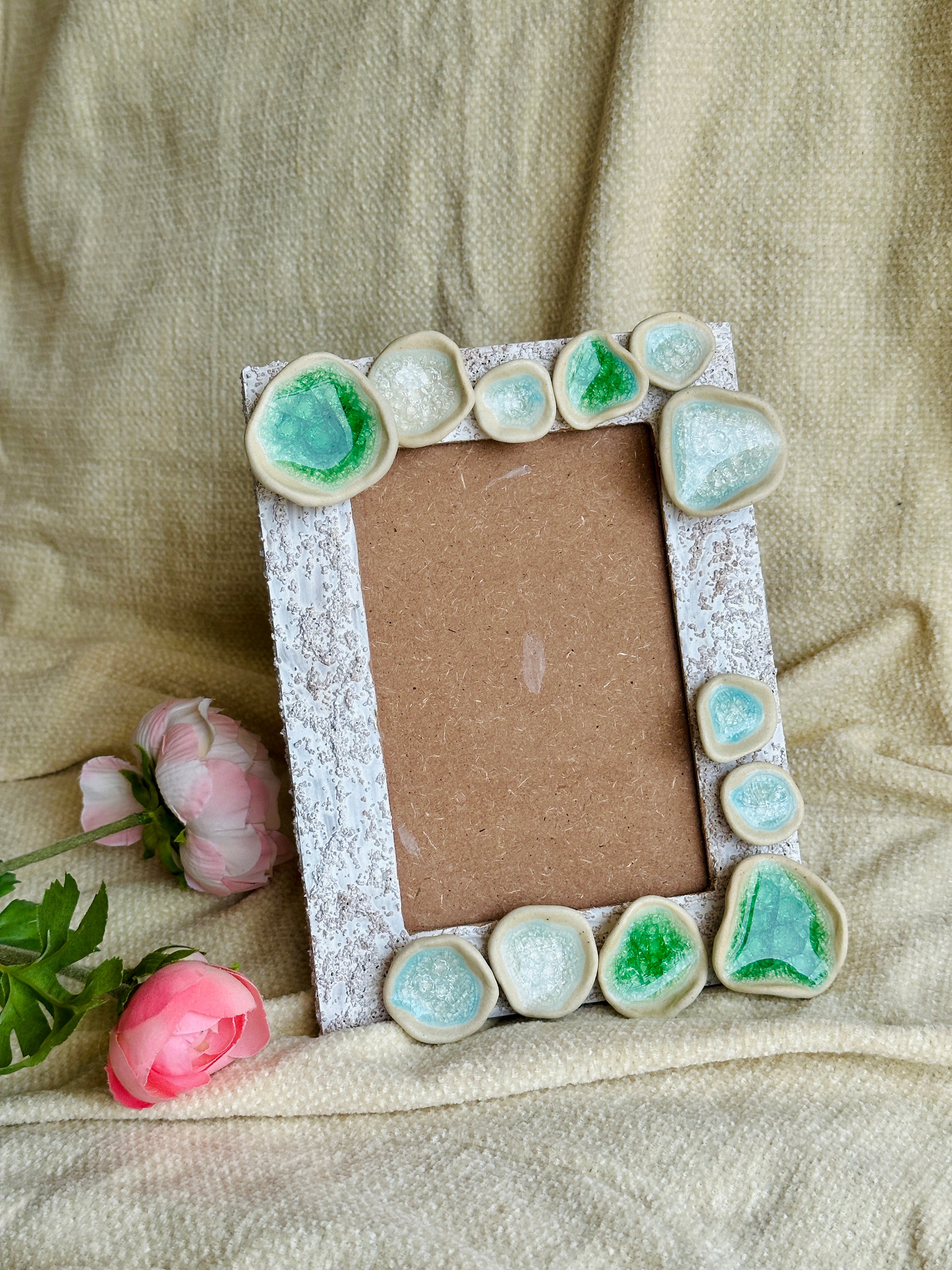 Sea Glass Photo Frame